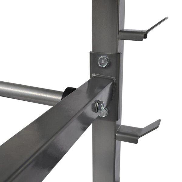 vidaXL Dumbbell Barbell Rack - Image 4