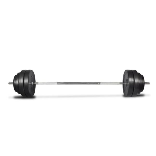 vidaXL Barbell with Plates Set 132.3 lb - Image 2