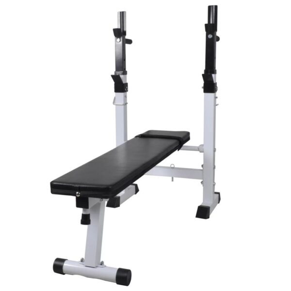 vidaXL Fitness Workout Bench Straight Weight Bench - Image 5