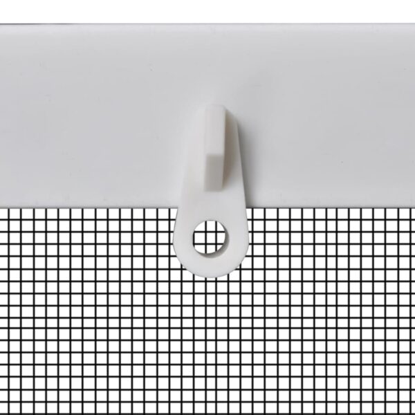 vidaXL Insect Screen Mosquito Net Window Bug Screen Fiberglass Mesh Aluminum - Image 4