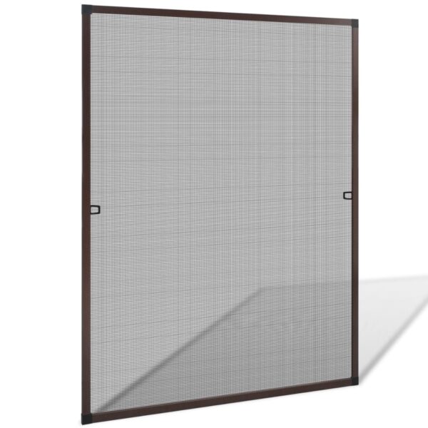 vidaXL Insect Screen Mosquito Net Window Bug Screen Fiberglass Mesh Aluminum