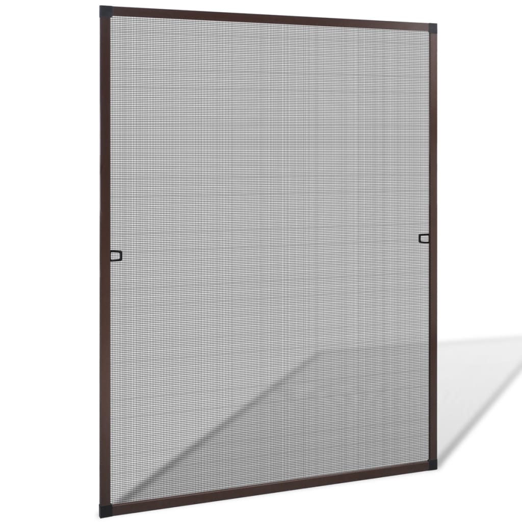 vidaXL Insect Screen Mosquito Net Window Bug Screen Fiberglass Mesh Aluminum