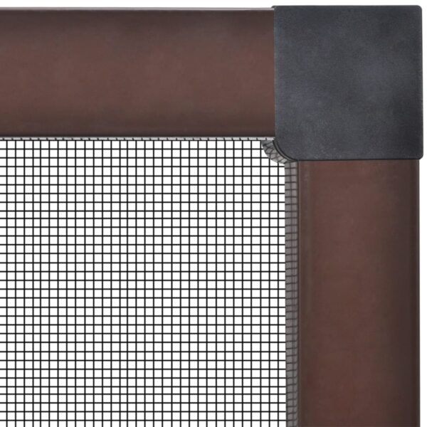 vidaXL Insect Screen Mosquito Net Window Bug Screen Fiberglass Mesh Aluminum - Image 2