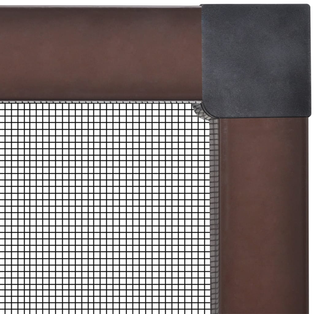vidaXL Insect Screen Mosquito Net Window Bug Screen Fiberglass Mesh Aluminum - Image 2