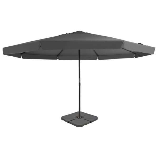 vidaXL Outdoor Umbrella Parasol with Fillable Base Patio Sunshade Sun Shelter - Image 4