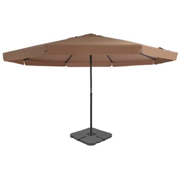 vidaXL Outdoor Umbrella Parasol with Fillable Base Patio Sunshade Sun Shelter - Image 2
