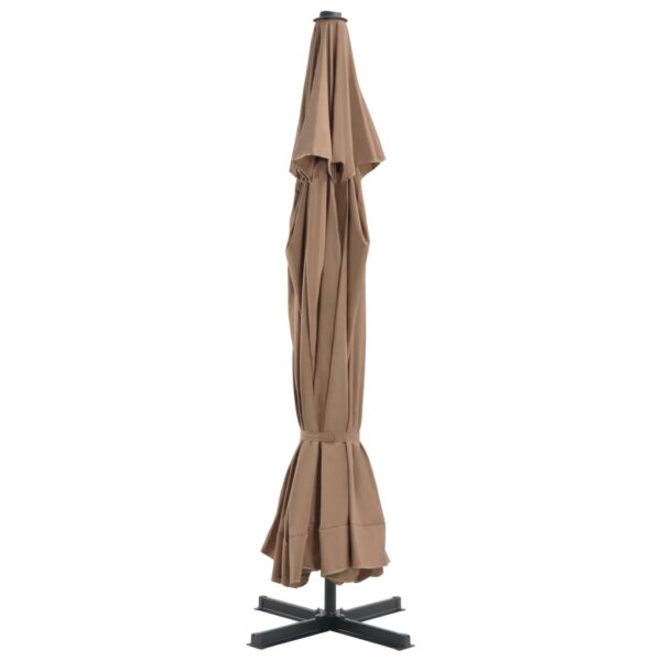 vidaXL Outdoor Umbrella Parasol with Fillable Base Patio Sunshade Sun Shelter