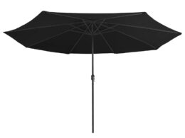 vidaXL Outdoor Umbrella Parasol with Crank Patio Sunshade Garden Sun Shelter