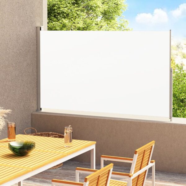 vidaXL Retractable Side Awning Folding Privacy Screen Outdoor Divider Wall - Image 11