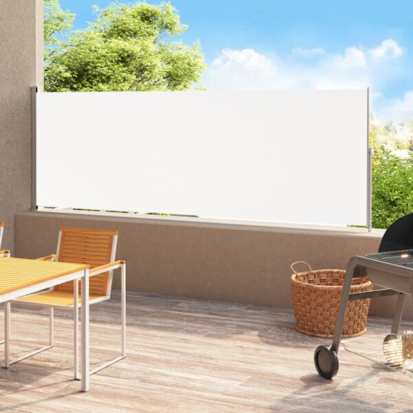 vidaXL Retractable Side Awning Folding Privacy Screen Outdoor Divider Wall - Image 12