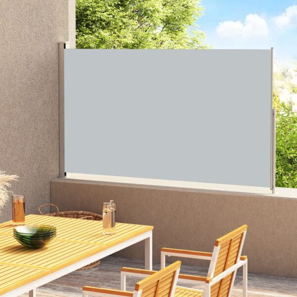 vidaXL Retractable Side Awning Folding Privacy Screen Outdoor Divider Wall - Image 14