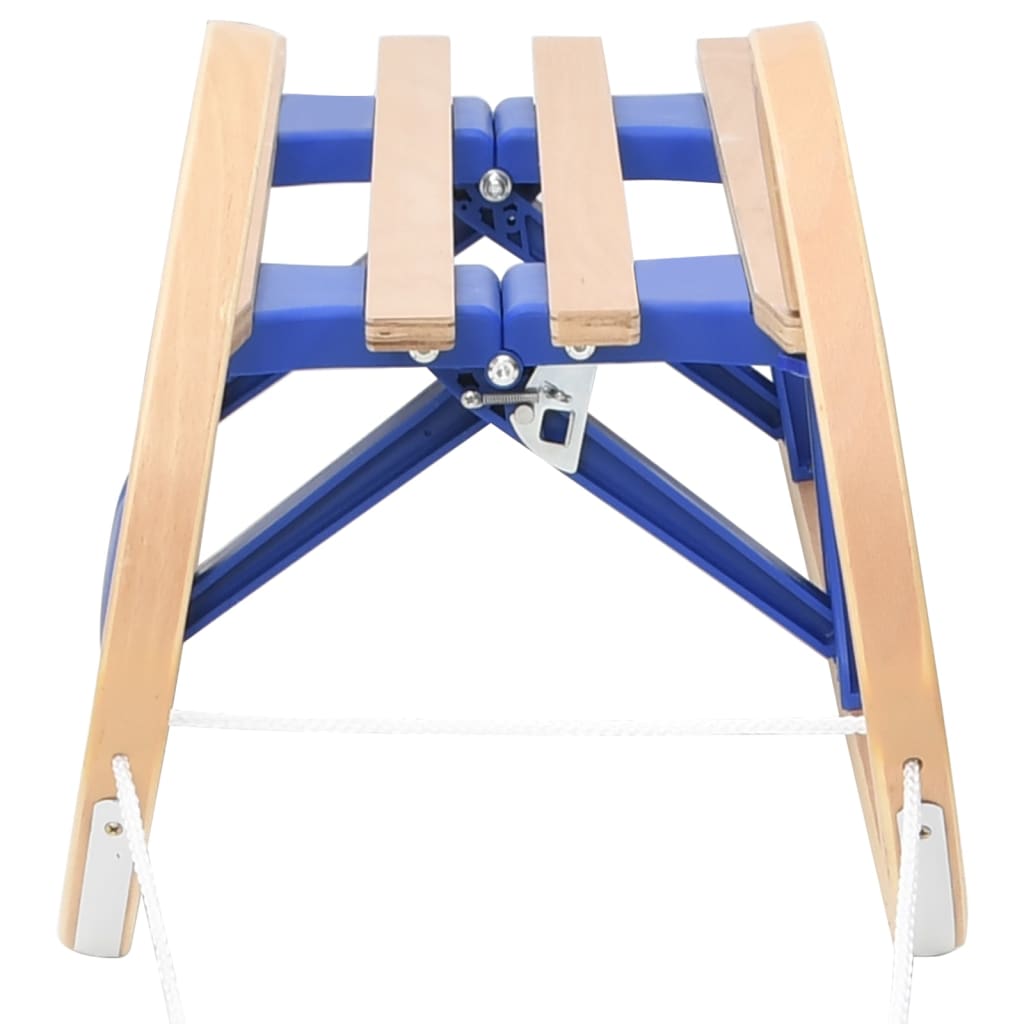 vidaXL Foldable Sledge 43.3" Plywood - Image 3