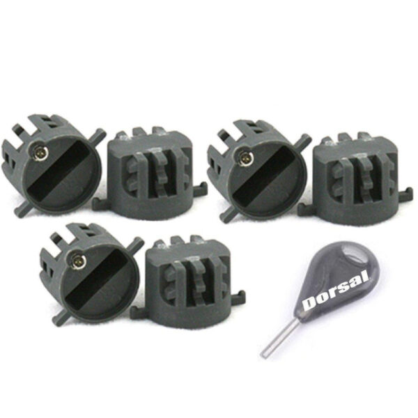 DORSAL Surfboard Fins Thruster 3 Fin Box Set Plugs with Key and Screws FCS Compatible - Image 4