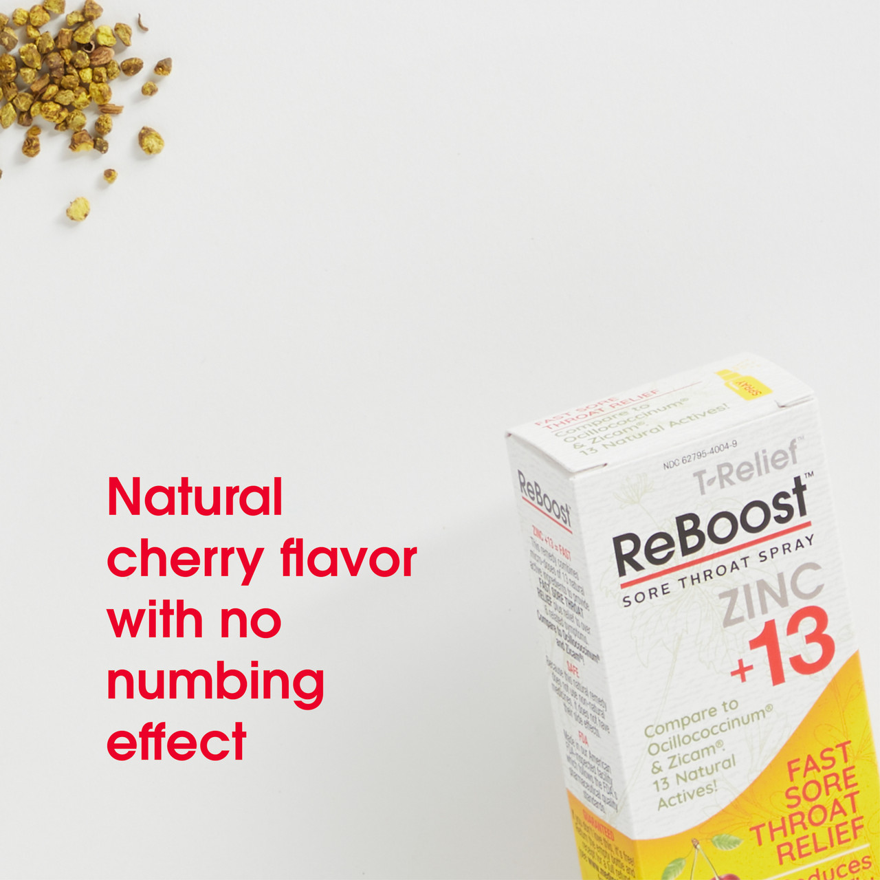 ReBoost Tast Sore Throat Relief Cherry Throat Spray 0.68 oz - Image 2