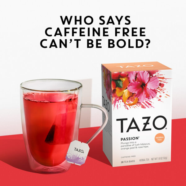 Tazo Tea Herbal Passion Tea (6x20 Bag) - Image 5