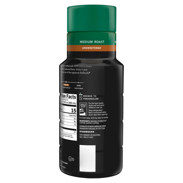 Starbucks Medium Roast Unsweetened Iced Coffee 48 oz (Pack of 8) - Image 6