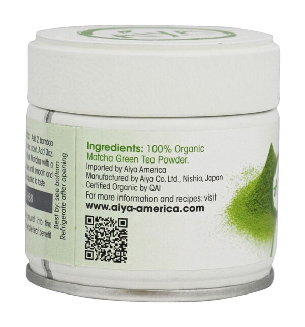 Aiya Organic Ceremonial Grade Matcha 30 Grams (Pack of 6) - Image 2