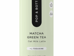 Pop & Bottle Matcha Green Tea Oat Milk Latte 8 oz (Pack of 12)