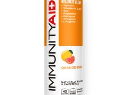 ImmunityAid Orange Burst Wellness Blend Drink 12 oz (Pack of 12)