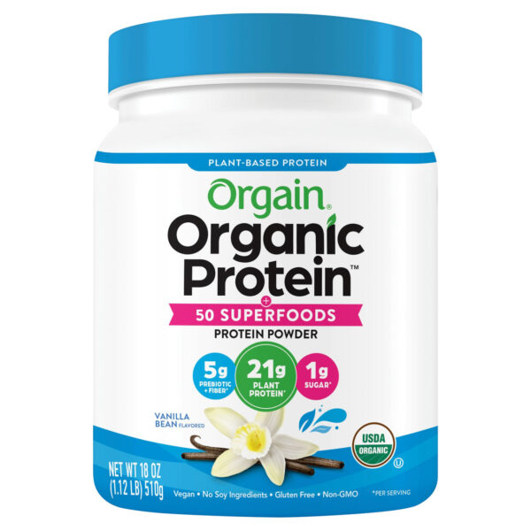 Orgain Organic Superfoods Vanilla Protein Powder 1.12 lb