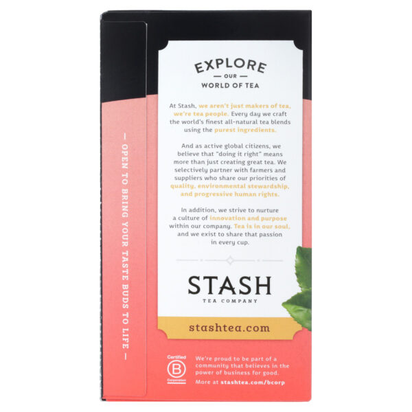 Stash Tea Peach Prem Black Tea (6x20BAG ) - Image 8