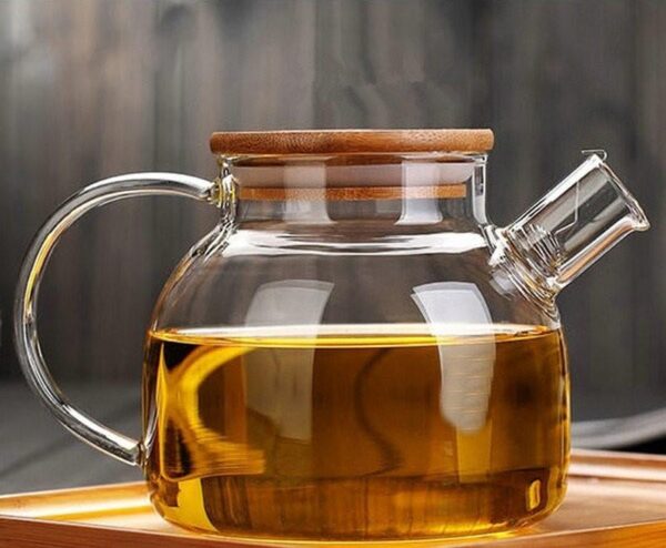 Thermo Glass Teapot 32 Fl Oz | High temperature and shock resistant - Image 3