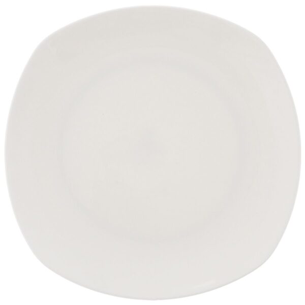 White Bread Plate 6.5" inch X 6.5" inch | 16.5 X 16.5 Cm - Image 4