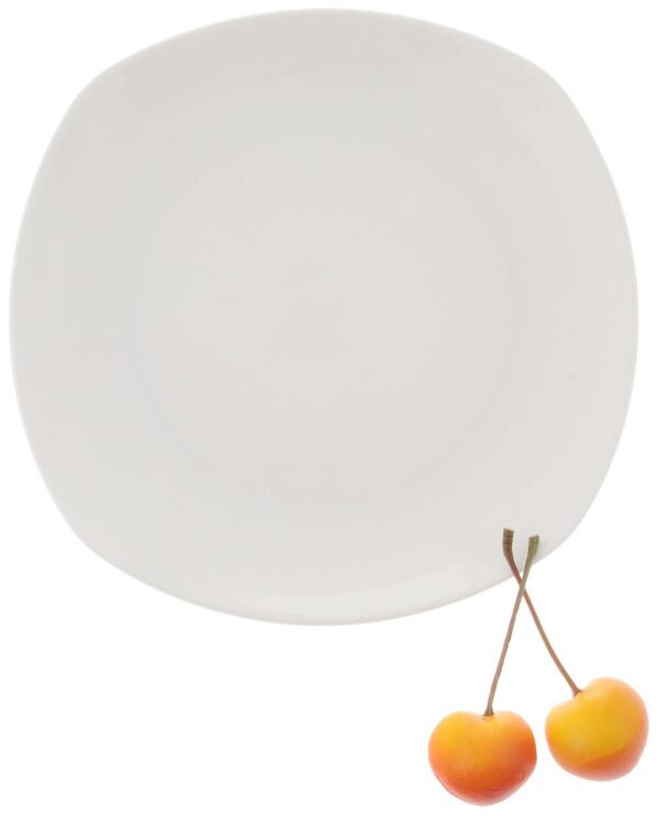 White Bread Plate 6.5" inch X 6.5" inch | 16.5 X 16.5 Cm - Image 5
