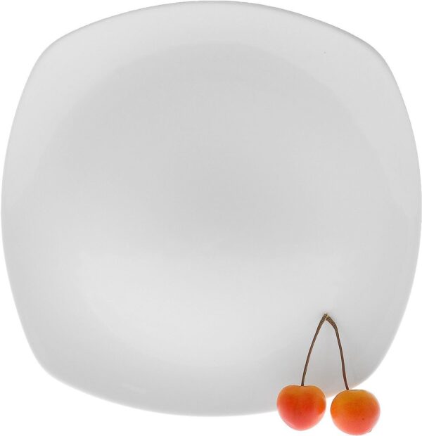 White Dinner Plate 9.75" inch X 9.75 | 24.5 X 24.5 C? - Image 4