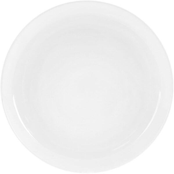 Professional Rolled Rim White Bread Plate 6" inch | 15 Cm - Image 4