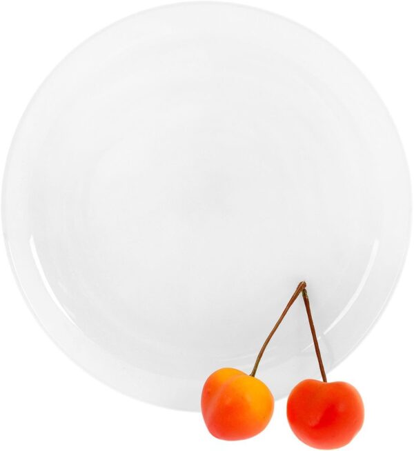 Professional Rolled Rim White Bread Plate 6" inch | 15 Cm - Image 5
