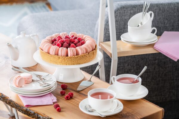 Professional Rolled Rim White Dessert Plate 7" inch | 18 Cm - Image 5