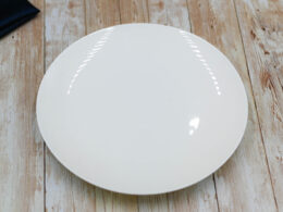 White Round Deep Plate 9" inch | 23 Cm