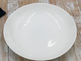 White Round Deep Platter 12" inch | 30.5 Cm