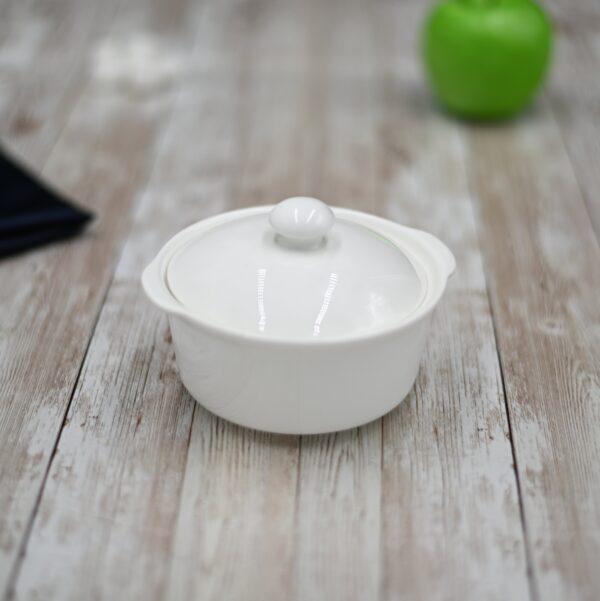 White Soup Cup With Lid 4.5" inch | 9 Fl Oz