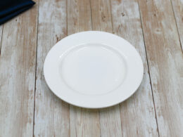 Set Of 12 Professional Rolled Rim White Bread Plate 6" inch | 15 Cm