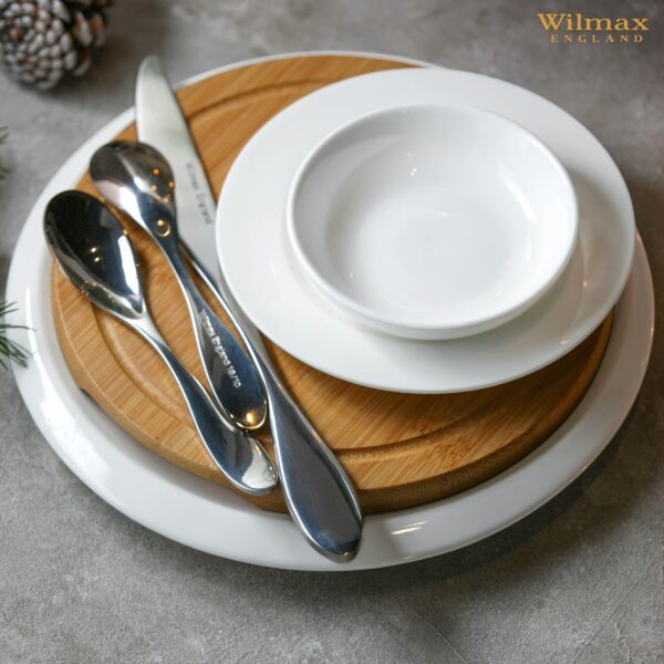 Round White Soy Dish 4" inch | 10 Cm - Image 4