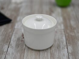 White 4" inch | 10 Cm 8 Fl Oz | 250 Ml Soup Cup With Lid