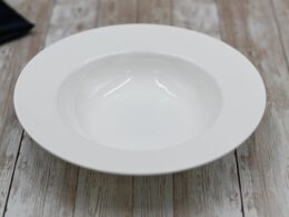 White Deep Plate 8" inch | 20 Cm 11 Oz | 325 Ml