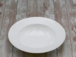 White Deep Plate 10" inch | 25.5 Cm 20 Oz | 600 Ml