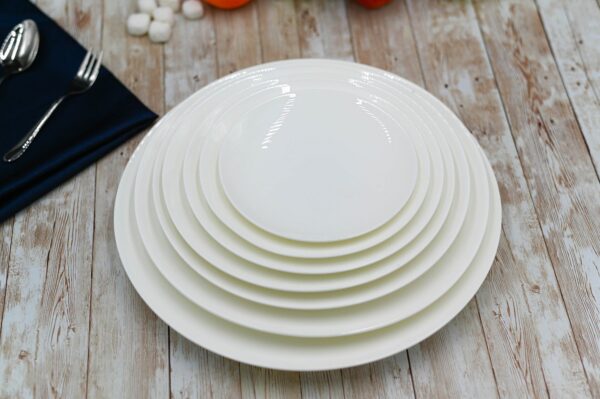 White Dessert Plate 8" inch | 20 Cm - Image 3