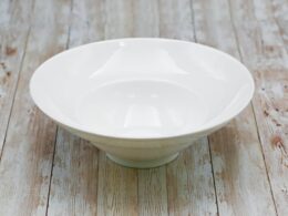White Deep Salad or Soup Plate 12" inch | 30 Fl Oz |