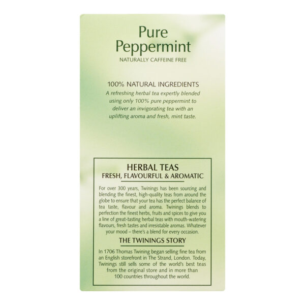 Twinings Pure Peppermint Tea (6x20 Bag) - Image 14
