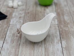 White Snack Dish 5" inch | 3 Fl Oz |