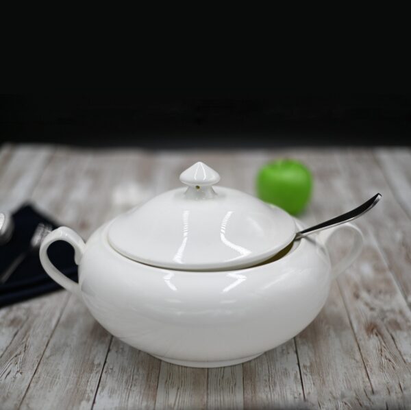 Large White Tureen 95 Oz | 2800 Ml In Colour Box - Image 2