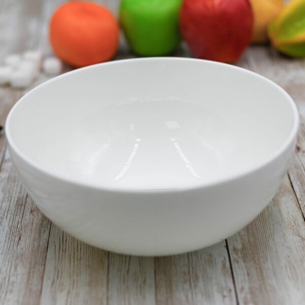 Set Of 4 White Bowl 8" inch | 20 Cm 57 Oz | 1700 Ml