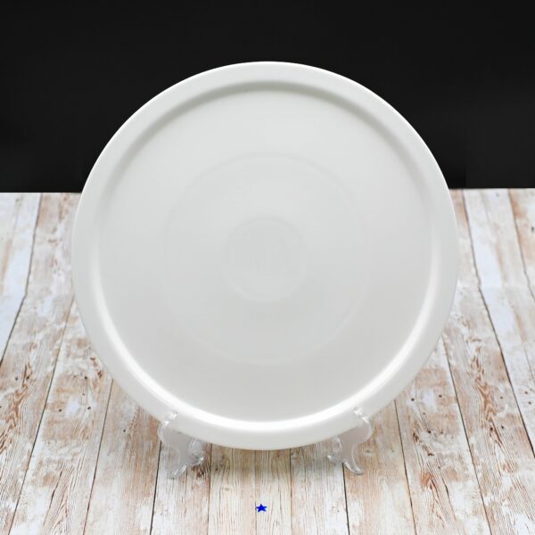 White Personal Pizza Plate 14" inch | 35.5 Cm - Image 2