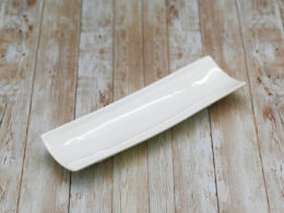 White Celery Tray / Dish 11" inch X 3" inch | 28 X 8 Cm