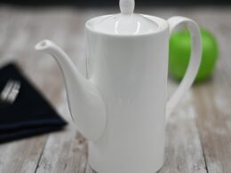 White Coffee Pot 22 Oz | 650 Ml