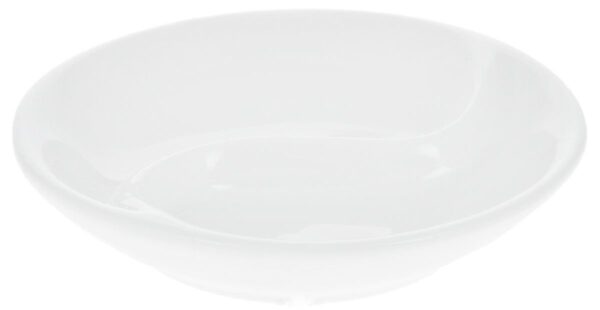 Round White Ying Yang Divided Soy Dish 3.5" inch | 9 Cm - Image 4